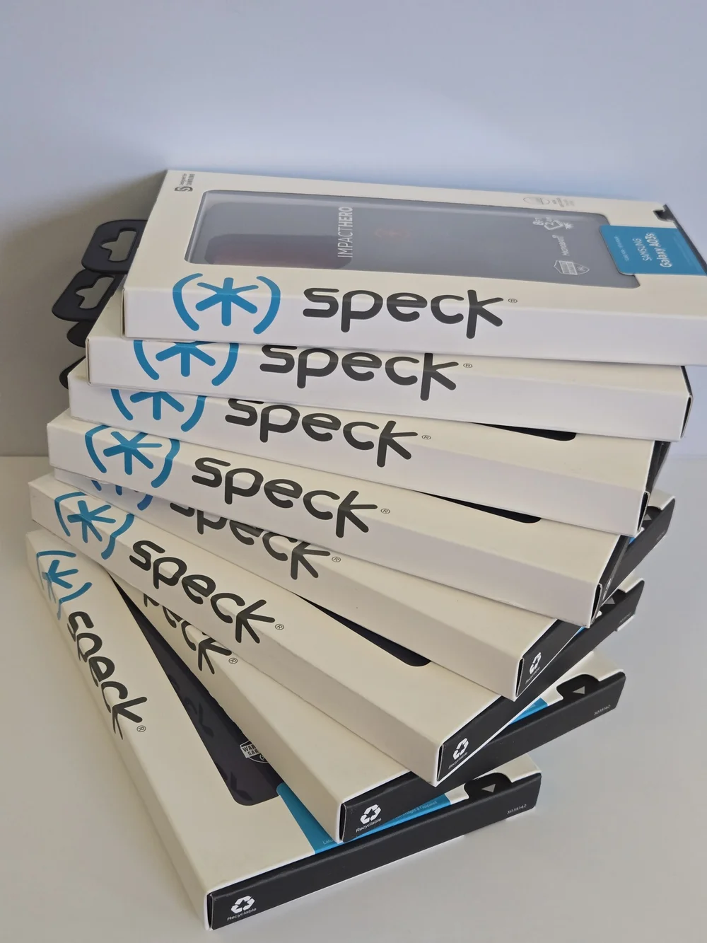 Lot Of 8 Speck ImpactHERO Phone Case - 2 Gray, 6 Navy Galaxy AO3s